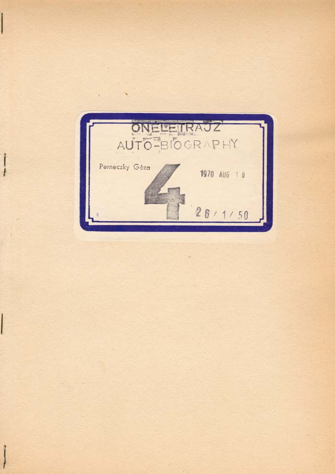 Geza Perneczky Five Books
