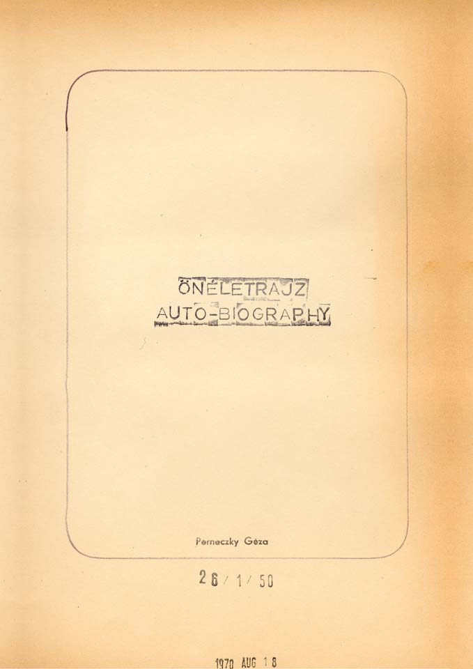 Geza Perneczky Five Books