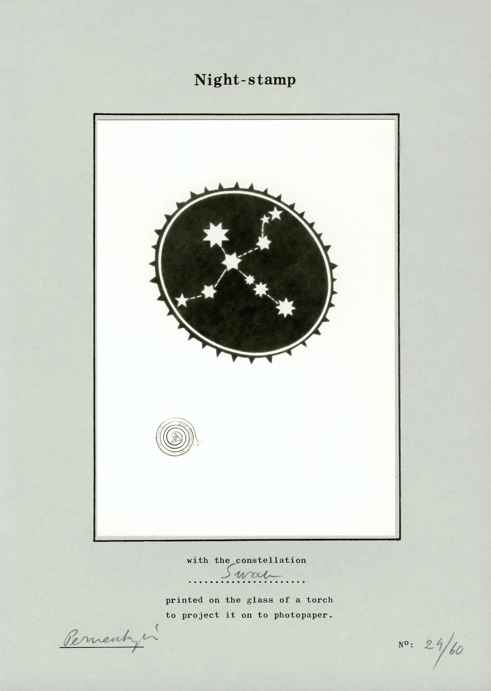 Geza Perneczky Night Stamps